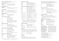 Octave Quick Reference Octave Version 1.1.1