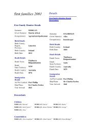 First Families Index.pdf - The Thorogood Family Tree