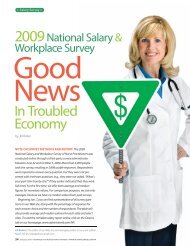2009 National Salary and Workplace Survey of Nurse Practitioners