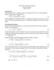 The Nature of the solutions to the Dirac Equation ans spin