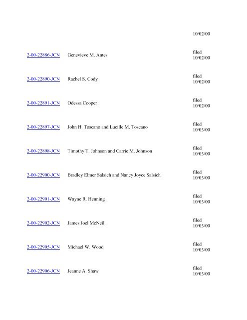 Select A Case - Judicial Discipline Reform