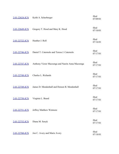 Select A Case - Judicial Discipline Reform