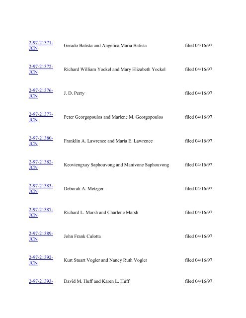 Select A Case - Judicial Discipline Reform