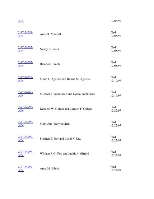 Select A Case - Judicial Discipline Reform