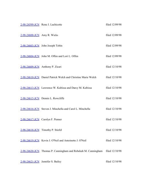 Select A Case - Judicial Discipline Reform