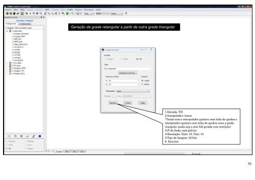 Modelagem Digital de Terreno Tutorial SPRING