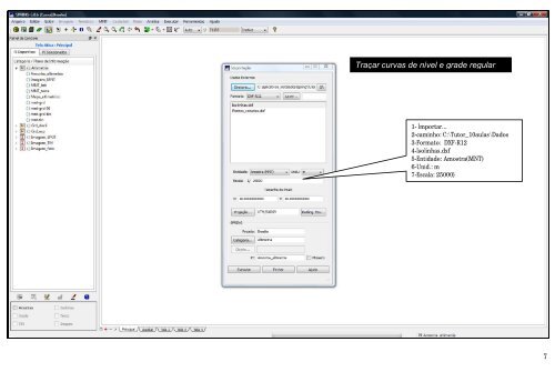 Modelagem Digital de Terreno Tutorial SPRING