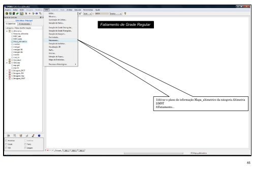 Modelagem Digital de Terreno Tutorial SPRING