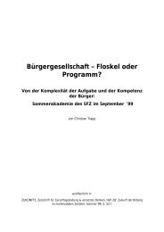 BÃ¼rgergesellschaft â Floskel oder Programm? - Trapp und Partner