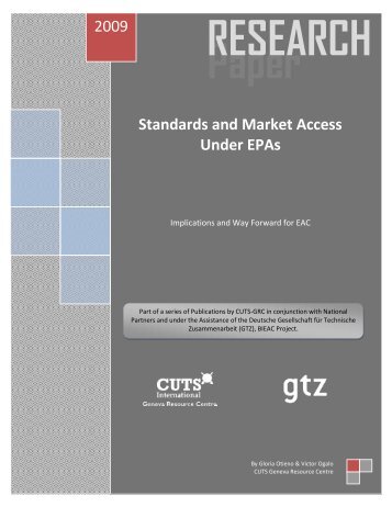 Standards and Market Access Under EPAs