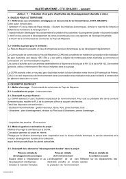 CTU Haute Mayenne 2010-2013 - Conseil RÃ©gional des Pays de la ...