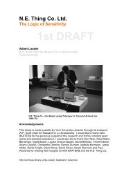 1st DRAFT - York University Libraries | Clara Thomas Archives ...