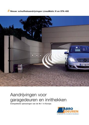 Download de brochure Garagedeur aandrijvingen ... - JaBro Deuren