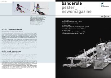 banderole pester_ newsmagazine - Pester Pac Automation