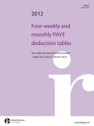 Four-weekly and monthly PAYE deduction tables - Inland Revenue ...