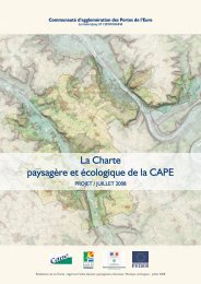 La Charte paysagÃ¨re et Ã©cologique de la CAPE