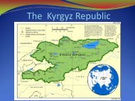 Irrigation management in Kyrgyz Republic