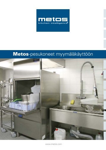 Metos-pesukoneet myymäläkäyttöön