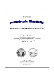 Lecture on Application to Composite Fracture Mechanics