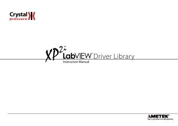 3083 XP2i LabVIEW Driver Manual - Crystal Engineering