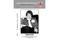 STEGLITZER HEIMAT - Heimatverein Steglitz