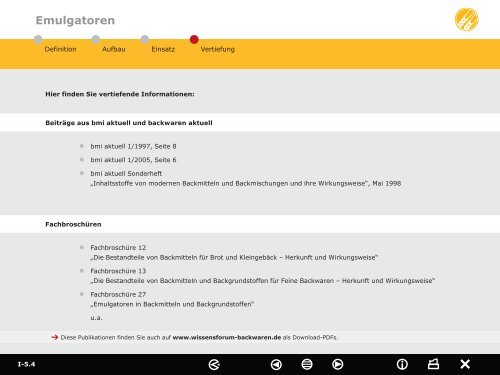 Emulgatoren - Wissensforum Backwaren