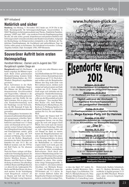 Ausgabe 1016 - Steigerwald-Kurier