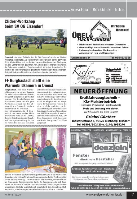 Ausgabe 1016 - Steigerwald-Kurier