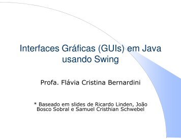 em Java usando Swing - qselecao.ifce.edu.br