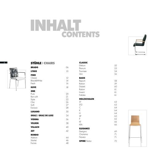 4 Stuhle Chairs Inhalt
