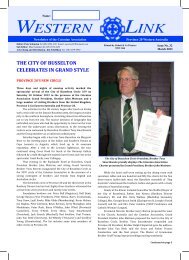 Western Link No 32 March 2013 - Province 20 Catenians of Western ...