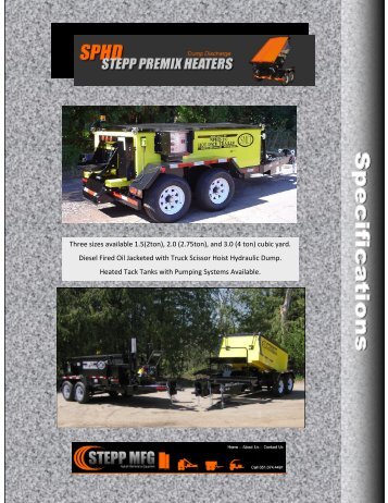 Stepp's Hot Pack Dump Trailer - Stepp MFG