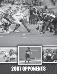 2007 Opponents & 2006 Season Recap - Central Michigan ...