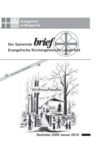 Der Gemeinde Evangelische Kirchengemeinde Langerfeld