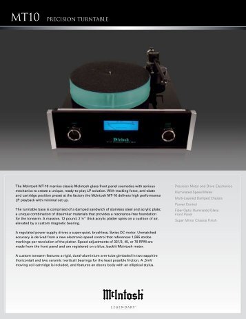 Product Brochure [pdf] - Audio Classics