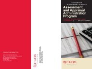 Assessment and Appraisal Administration Program - Center for ...