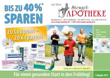 coupon! - Stengel Apotheke Helmut Bauer