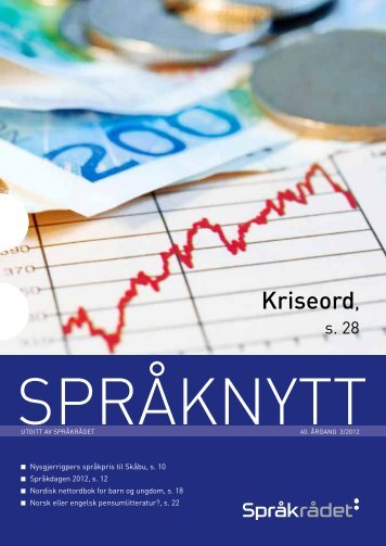 Språknytt - Språkrådet