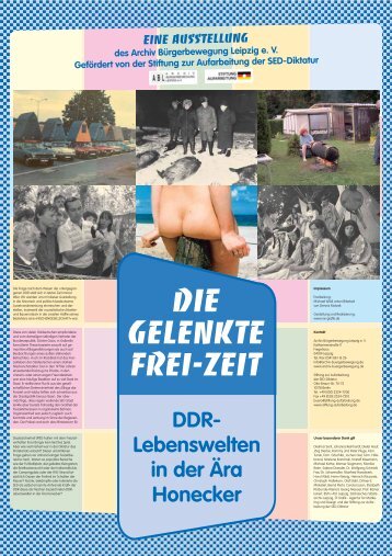 Die gelenkte Frei-zeit - Bundesstiftung zur Aufarbeitung der SED ...