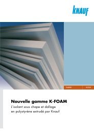 Nouvelle gamme K-FoAM - Doras