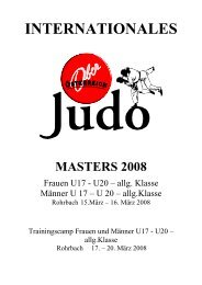 Int. C-Turnier - JUDO-Martin