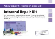 Intra Oral Repair Kit - Norsk Orthoform Depot AS