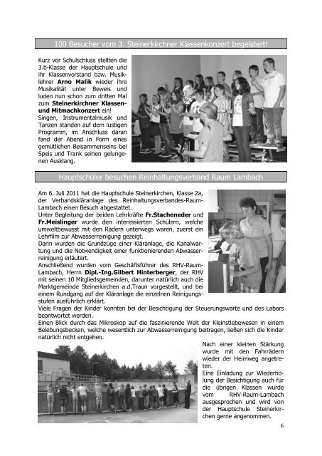 Amtsblatt07-2011 - Marktgemeinde Steinerkirchen an der Traun
