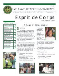 Esprit de Corps - St. Catherine's Academy