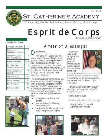 Esprit de Corps - St. Catherine's Academy