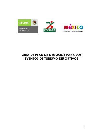 guia de plan de negocios para los eventos de turismo ... - CPTM