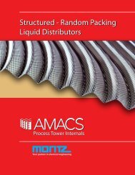 Structured - AMACS Process Tower Internals