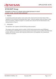 2-phase pulse signal process in event counter mode, normal mode ...