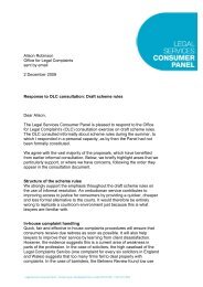 Alison Robinson Office for Legal Complaints sent by email 2 ...