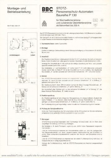 il \i\, - Westfalia T25 / T3 Info Site